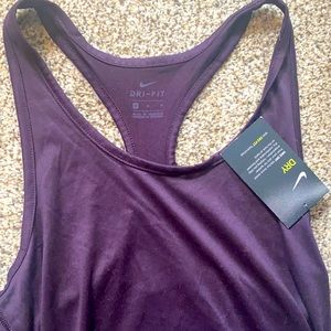 Purple Nike dry fit workout tank